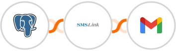PostgreSQL + SMSLink  + Gmail Integration