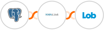 PostgreSQL + SMSLink  + Lob Integration