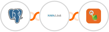 PostgreSQL + SMSLink  + SMS Gateway Hub Integration