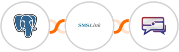 PostgreSQL + SMSLink  + SMS Idea Integration