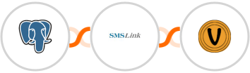 PostgreSQL + SMSLink  + Vybit Notifications Integration