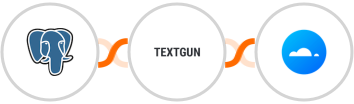PostgreSQL + Textgun SMS + Mailercloud Integration