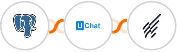 PostgreSQL + UChat + Benchmark Email Integration