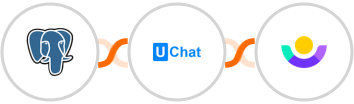 PostgreSQL + UChat + Customer.io Integration