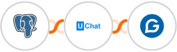 PostgreSQL + UChat + Gravitec.net Integration