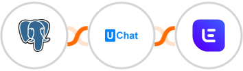 PostgreSQL + UChat + Lemlist Integration