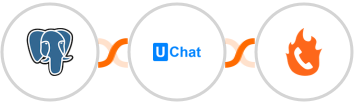 PostgreSQL + UChat + PhoneBurner Integration