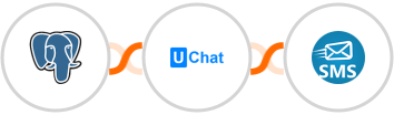 PostgreSQL + UChat + sendSMS Integration