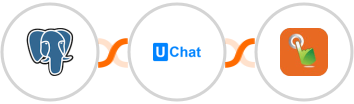 PostgreSQL + UChat + SMS Gateway Hub Integration