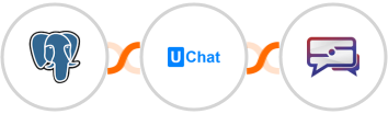 PostgreSQL + UChat + SMS Idea Integration