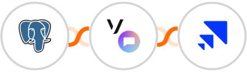 PostgreSQL + Vonage SMS API + Saleshandy Integration