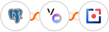 PostgreSQL + Vonage SMS API + Tomba Integration