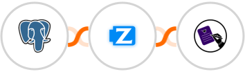 PostgreSQL + Ziper + CLOSEM  Integration