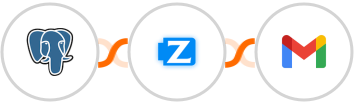 PostgreSQL + Ziper + Gmail Integration