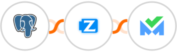 PostgreSQL + Ziper + SalesBlink Integration