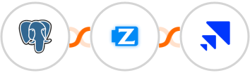 PostgreSQL + Ziper + Saleshandy Integration