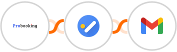 Probooking + Google Tasks + Gmail Integration