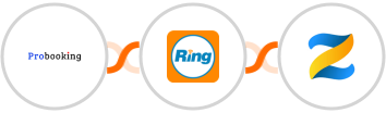 Probooking + RingCentral + Zenler Integration