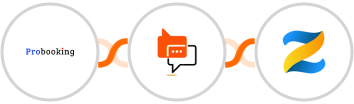 Probooking + SMS Online Live Support + Zenler Integration