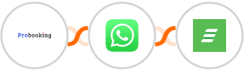 Probooking + WhatsApp + Acadle Integration