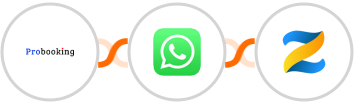 Probooking + WhatsApp + Zenler Integration