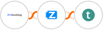 Probooking + Ziper + Teachable Integration