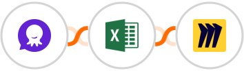 PulpoChat + Microsoft Excel + Miro Integration