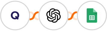 Qwary + OpenAI (GPT-3 & DALL·E) + Google Sheets Integration