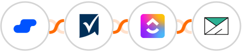 Salesflare + Smartsheet + ClickUp + SMTP Integration