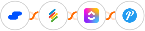 Salesflare + Stackby + ClickUp + Pushover Integration