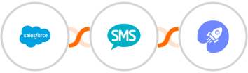 Salesforce + Burst SMS + WiserNotify Integration