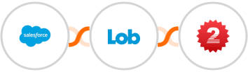 Salesforce + Lob + 2Factor SMS Integration