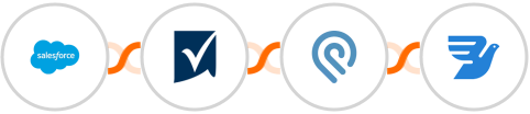 Salesforce + Smartsheet + Podio + MessageBird Integration