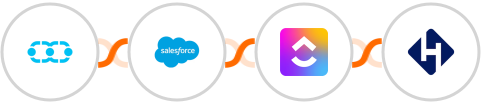 Salesmate + Salesforce + ClickUp + Helpwise Integration