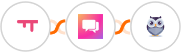 SatisMeter + ClickSend SMS + Chatforma Integration