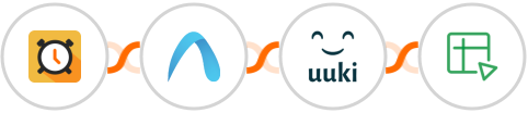 Scheduler + Autobound + UUKI + Zoho Sheet Integration