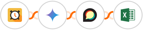 Scheduler + Gemini AI + Discourse + Microsoft Excel Integration