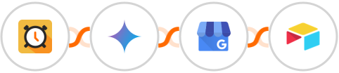 Scheduler + Gemini AI + Google My Business + Airtable Integration