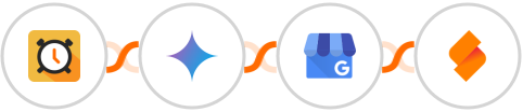 Scheduler + Gemini AI + Google My Business + SeaTable Integration