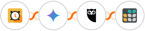 Scheduler + Gemini AI + Hootsuite + Grist Integration