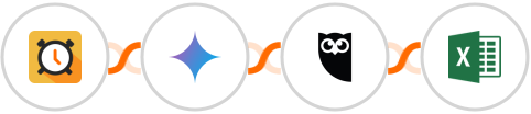 Scheduler + Gemini AI + Hootsuite + Microsoft Excel Integration
