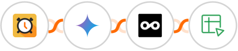Scheduler + Gemini AI + Metricool + Zoho Sheet Integration