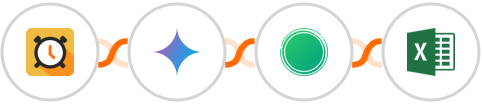 Scheduler + Gemini AI + Tribe + Microsoft Excel Integration
