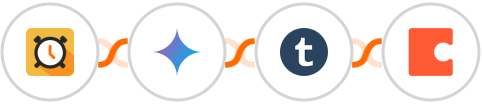Scheduler + Gemini AI + Tumblr + Coda Integration
