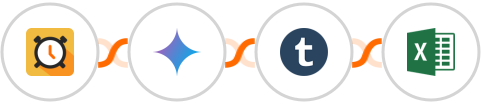 Scheduler + Gemini AI + Tumblr + Microsoft Excel Integration