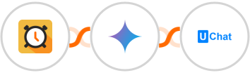 Scheduler + Gemini AI + UChat Integration