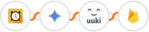 Scheduler + Gemini AI + UUKI + Firebase / Firestore Integration