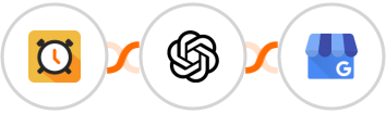 Scheduler + OpenAI (GPT-3 & DALL·E) + Google My Business Integration