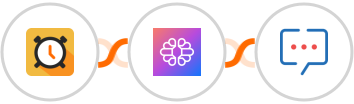 Scheduler + TextCortex AI + Zoho Cliq Integration