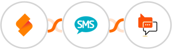 SeaTable + Burst SMS + SMS Online Live Support Integration